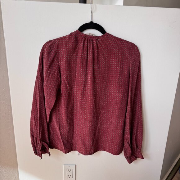 Vintage 100% Silk Blouse - Picture 2 of 4